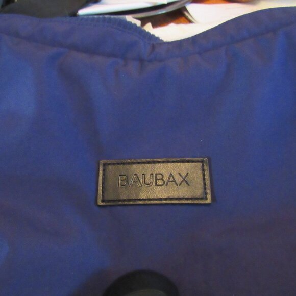 Baubax Blue Winter Bomber Jacket Size Large Excellent Condition - NO HOOD - Picture 9 of 9